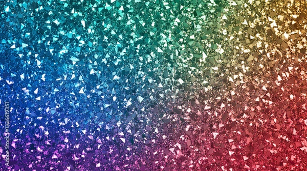 Fototapeta Rainbow Glitter Abstract Texture