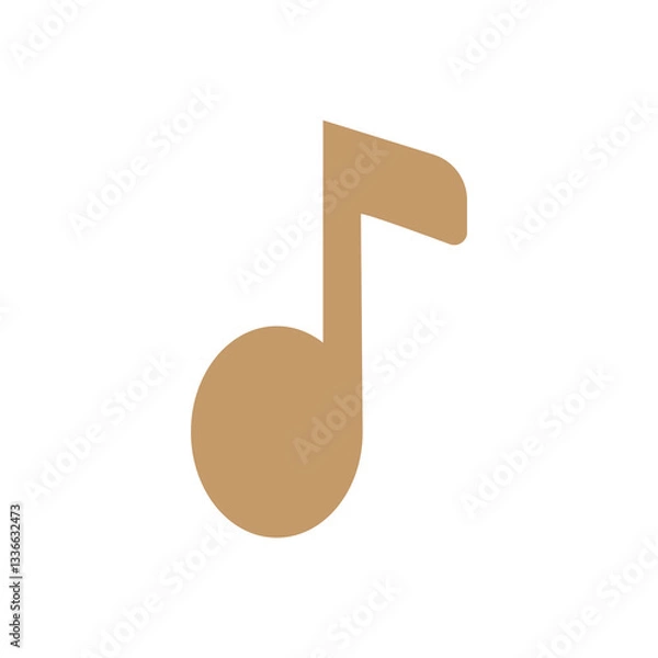 Fototapeta music note icon