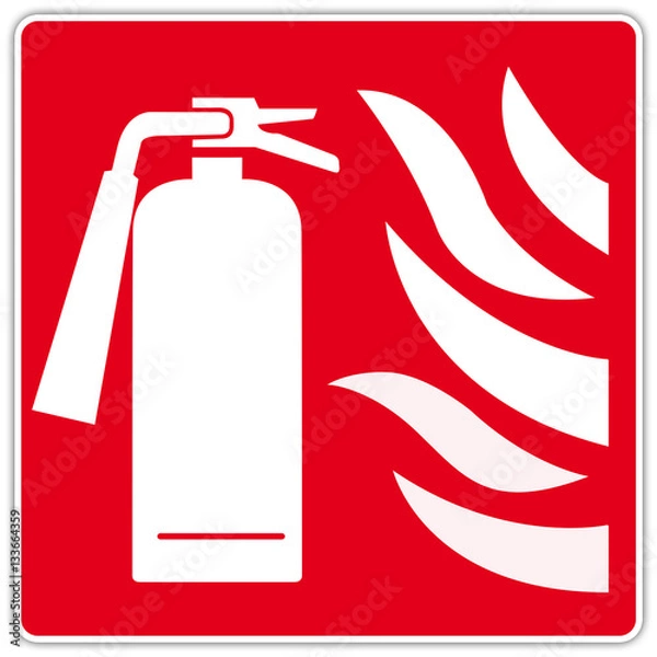 Obraz Panneau de signalisation : extincteur