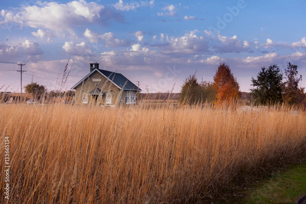 Fototapeta The Last Little Schoolhouse