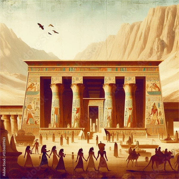 Fototapeta Egipt temple