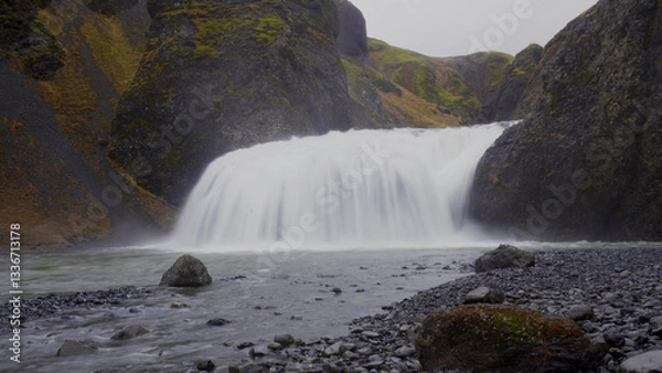 Fototapeta Iceland Waterfall