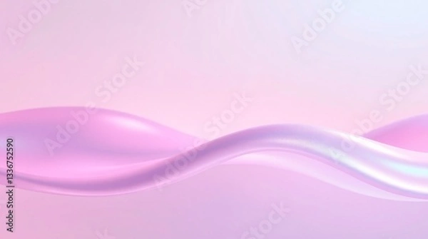 Fototapeta abstract pink background with waves