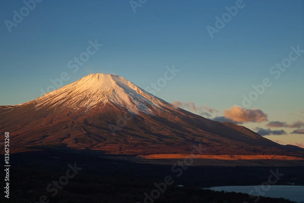 Obraz 朝の富士山