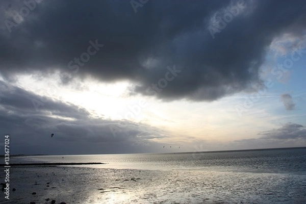 Obraz Abendstimmung über Ostfriesland