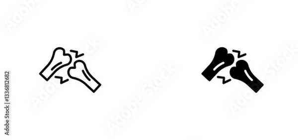 Obraz Joint icons set for apps and web ui designs. simple isolated graphics.