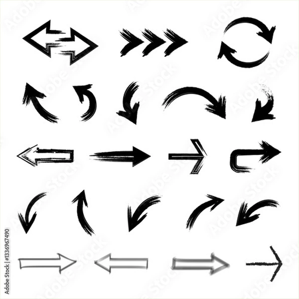 Obraz set of arrows