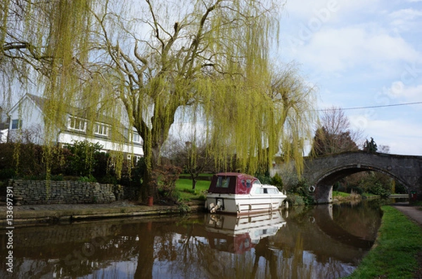 Obraz Christleton Canal Bridge - Chester, UK