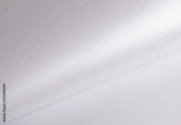 Obraz Elegant off-white paper texture with a pearlescent gloss and subtle shimmering effect. Rich and reflective designer material with a soft gradient, perfect for luxury stationery, artistic backdrops,.