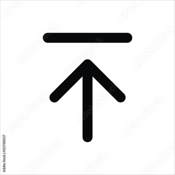 Fototapeta A simple horizontal line, often used as a divider or separator.