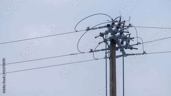 Fototapeta Electric line