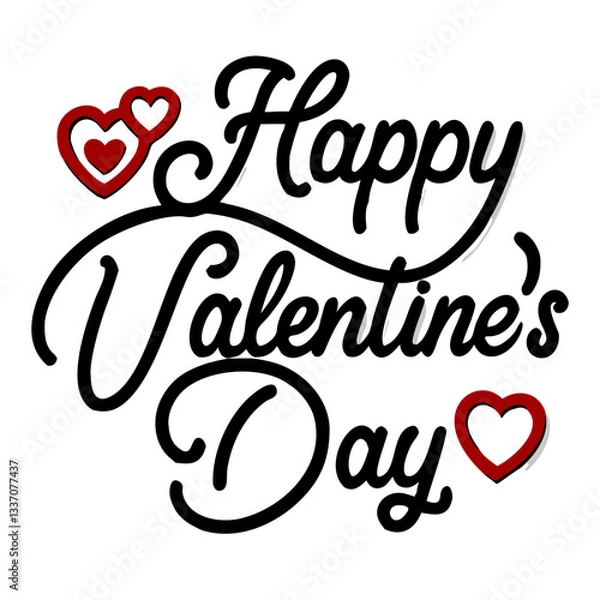 Obraz Abstract Happy Valentine's day elegant background