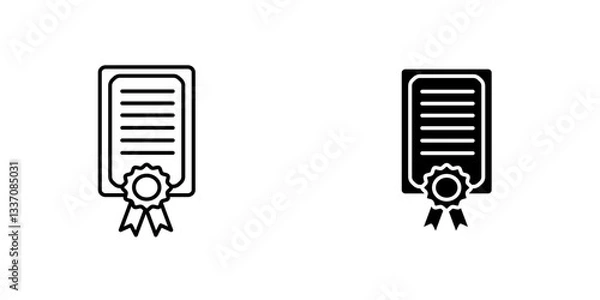 Fototapeta Licenseicons for ui. vector illustration