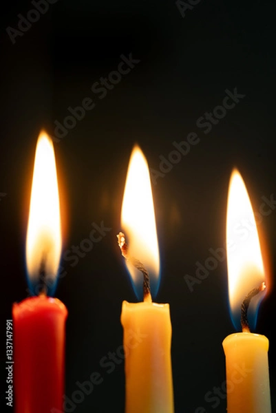 Obraz Hanukah candles