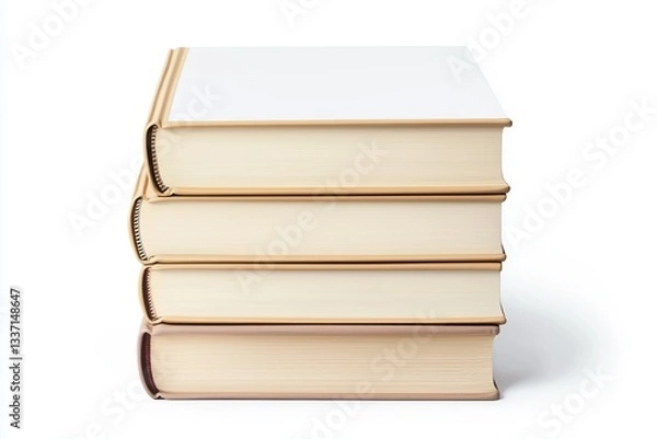 Fototapeta Blank vertical book template.