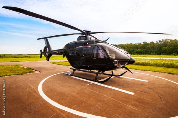 Obraz Black helicopter