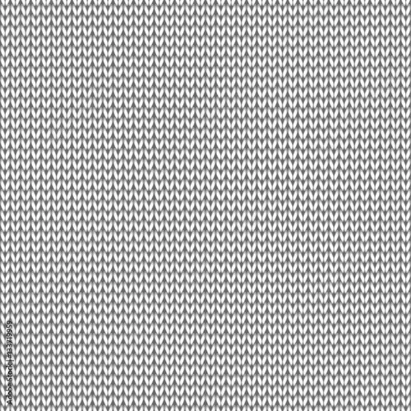 Obraz Seamless knitting pattern