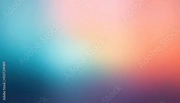 Fototapeta High-definition gradient texture with smooth color transitions, vibrant tones, and soft diffused lighting