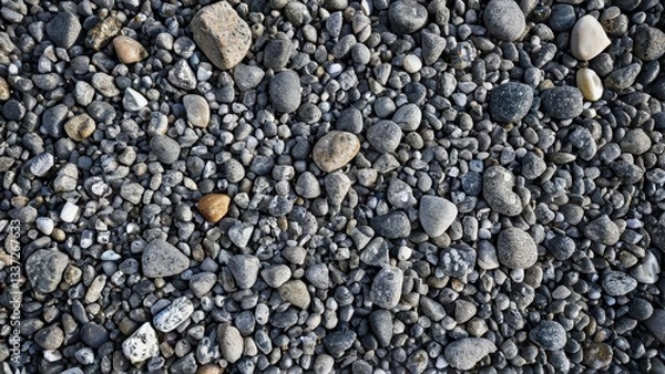 Fototapeta Textured pebble background for nature or landscaping projects. Perfect for earth and stone designs.