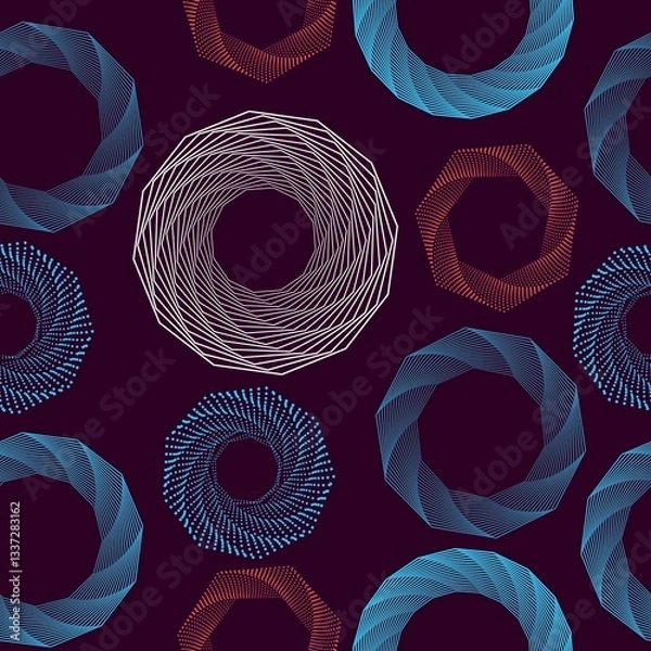 Obraz seamless pattern with circles