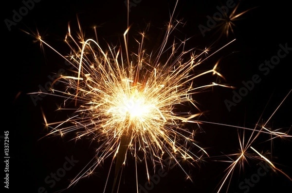 Fototapeta christmas sparkler