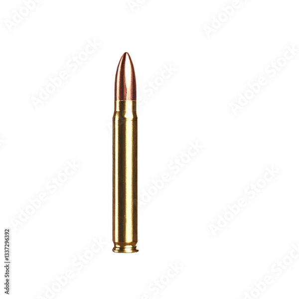 Obraz Bullet isolated on transparent background