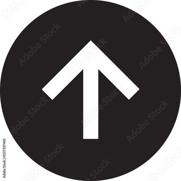 Fototapeta black navigation arrow icon, arrow, chevron, right, left, down up