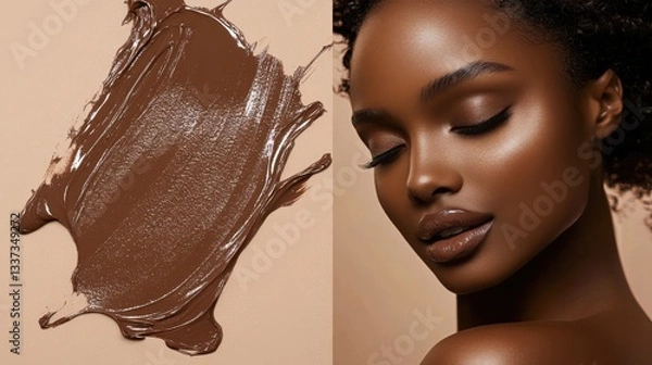 Obraz Mocha Mousse colour palette