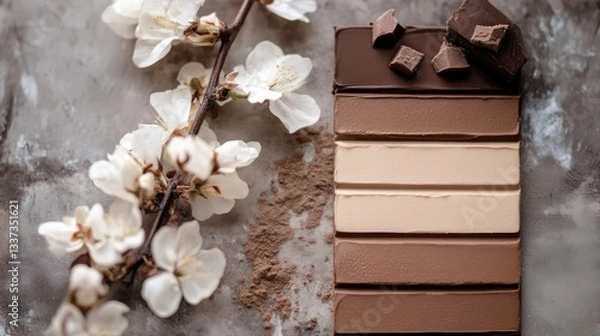 Obraz Mocha Mousse colour palette