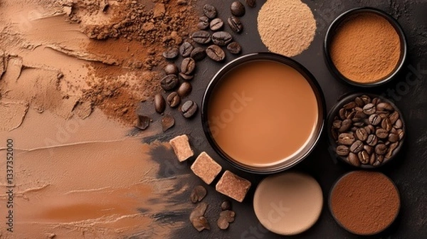Obraz Mocha Mousse colour palette