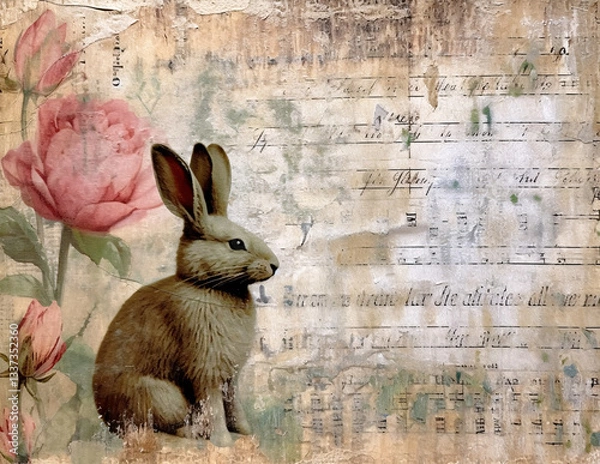 Obraz Watercolor landscape background