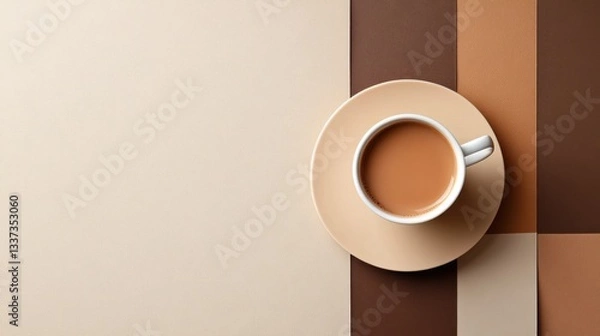 Obraz Mocha Mousse colour palette