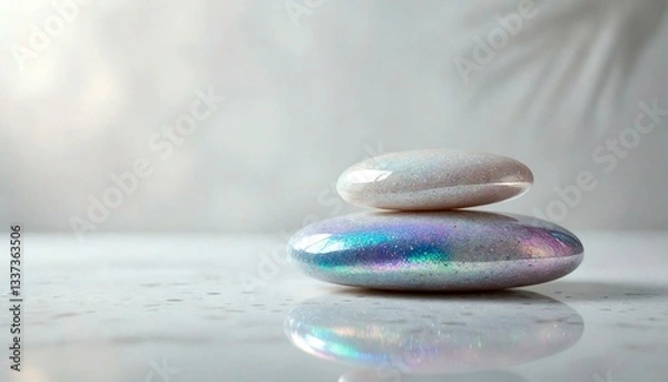 Obraz Serene Stones Reflecting Harmony