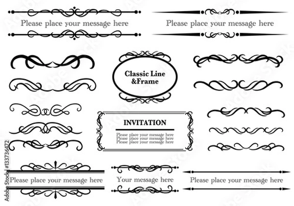 Obraz classicline fram