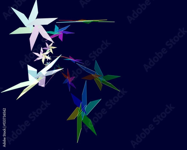 Fototapeta ガラスの星