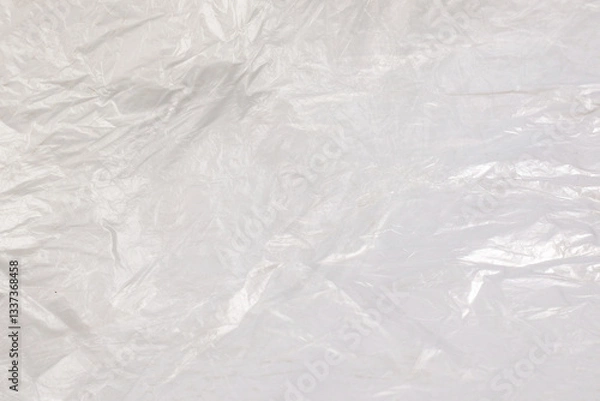 Obraz Plastic wihite background. Top view.