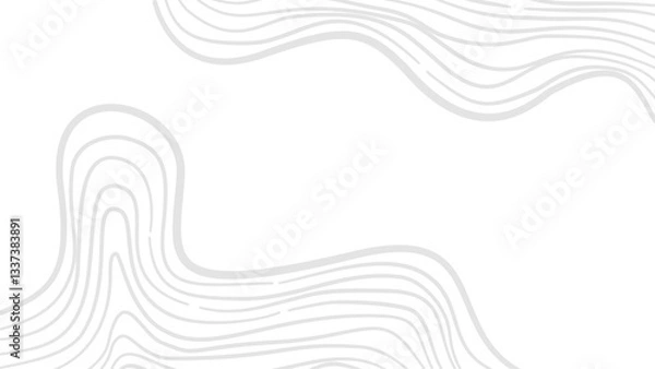 Fototapeta Abstract wavy background. Contour background. Topographic map background. Topographic contour map background. Background with topographic contours.