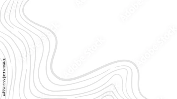 Fototapeta Abstract wavy background. Contour background. Topographic map background. Topographic contour map background. Background with topographic contours.