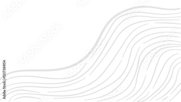Fototapeta Abstract wavy background. Contour background. Topographic map background. Topographic contour map background. Background with topographic contours.