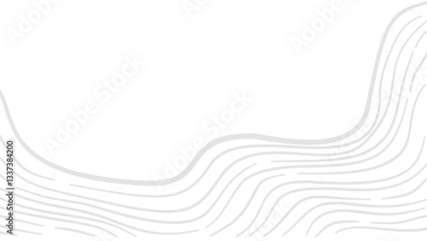 Fototapeta Abstract wavy background. Contour background. Topographic map background. Topographic contour map background. Background with topographic contours.