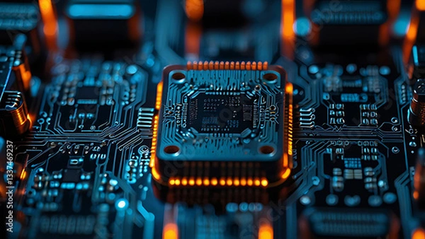 Obraz electronic circuit board