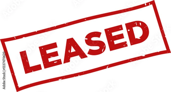 Obraz Leased rubber stamp stickers vector.