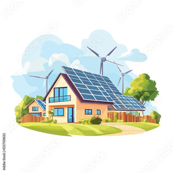 Fototapeta Government Renewable Energy Incentive Program Concept