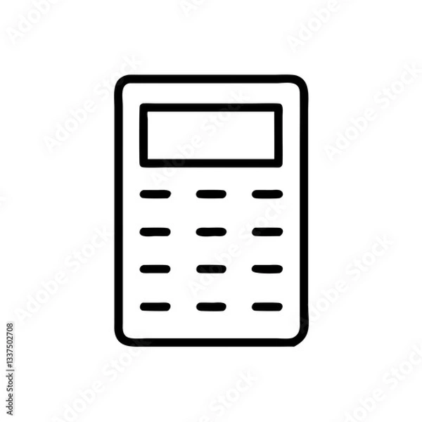 Fototapeta vector calculator icon