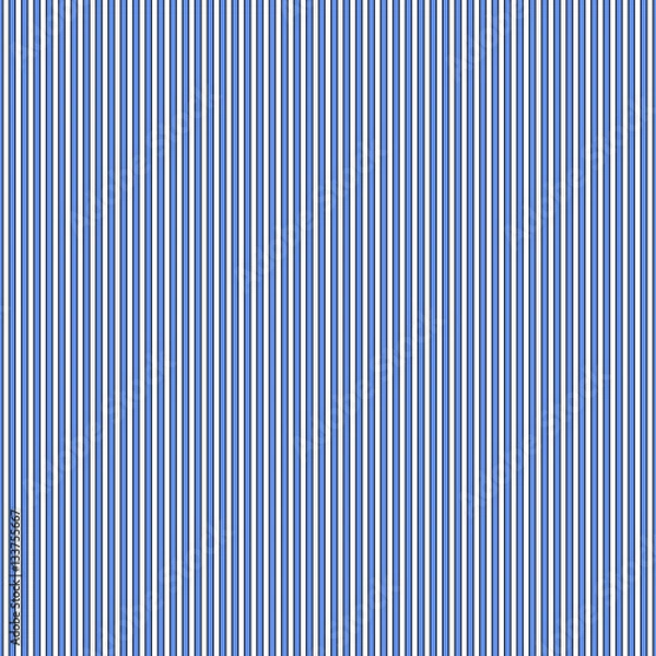 Obraz Blue simple stripes abstract seamless vector pattern, geometric primitive background
