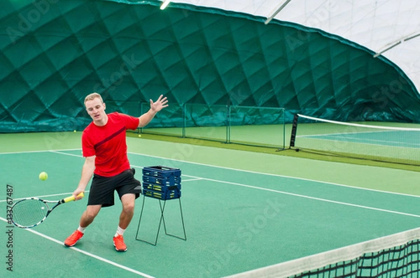 Obraz Professional tennis trainer