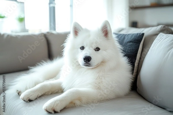 Fototapeta siberian husky puppy