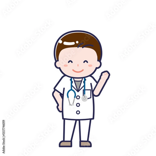 Fototapeta 医師／男性 04