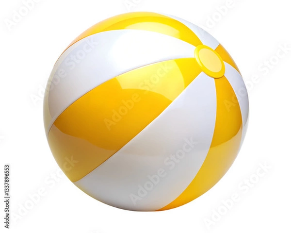 Obraz beach ball isolated on white