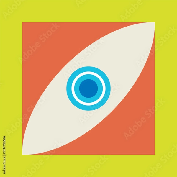 Obraz Neo Geometric shape. Neo shape.